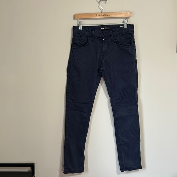 MAVI Mens Jake Slim Leg Navy Blue Chino Pant Twill Trouser Sz 30 x 32 - Picture 5 of 16